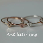 Letter Name Ring